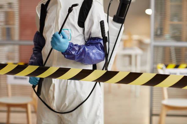 Professional Biohazard Cleanup technician working in Welcome, NC